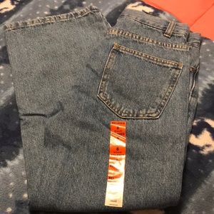 C) New Boys Denim Jeans Size 8 Reg. Straight Leg